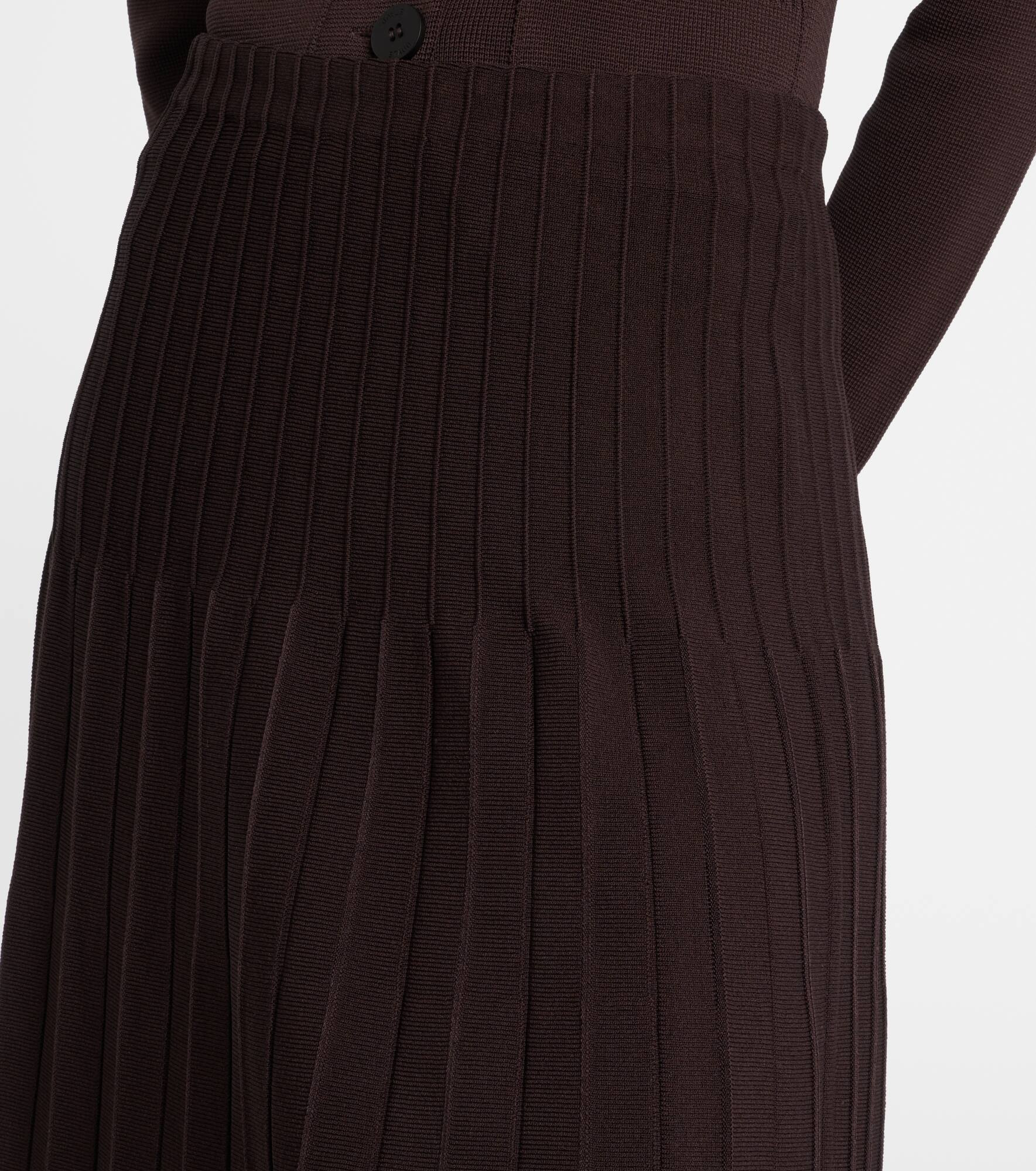 Lena pleated midi skirt - 4