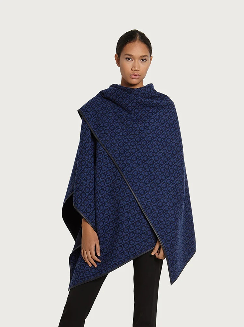 FERRAGAMO GANCINI DOUBLE-FACE CAPE outlook
