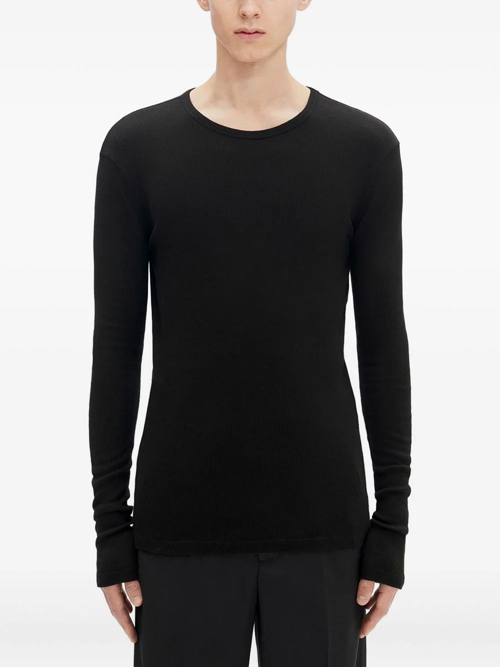 long-sleeve ribbed T-shirt - 1