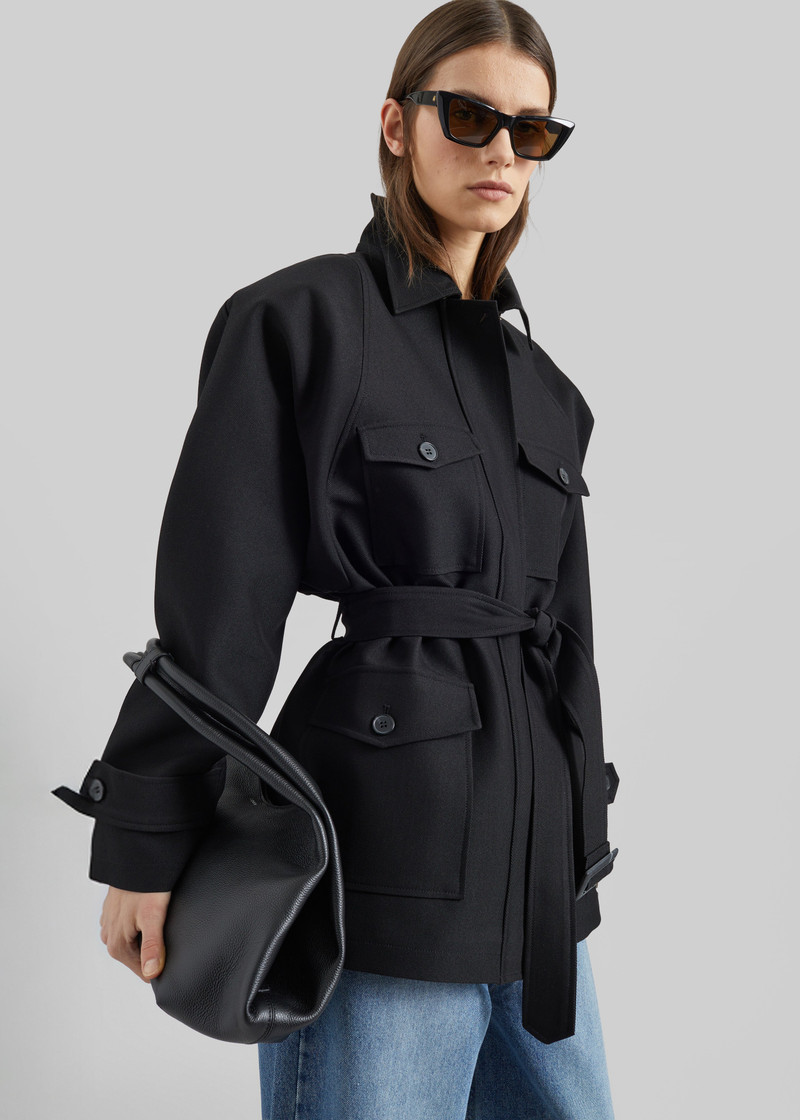 Trevose Padded Utility Jacket - Black 4