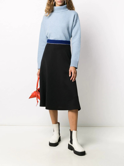 Marni two-tone knitted skirt outlook