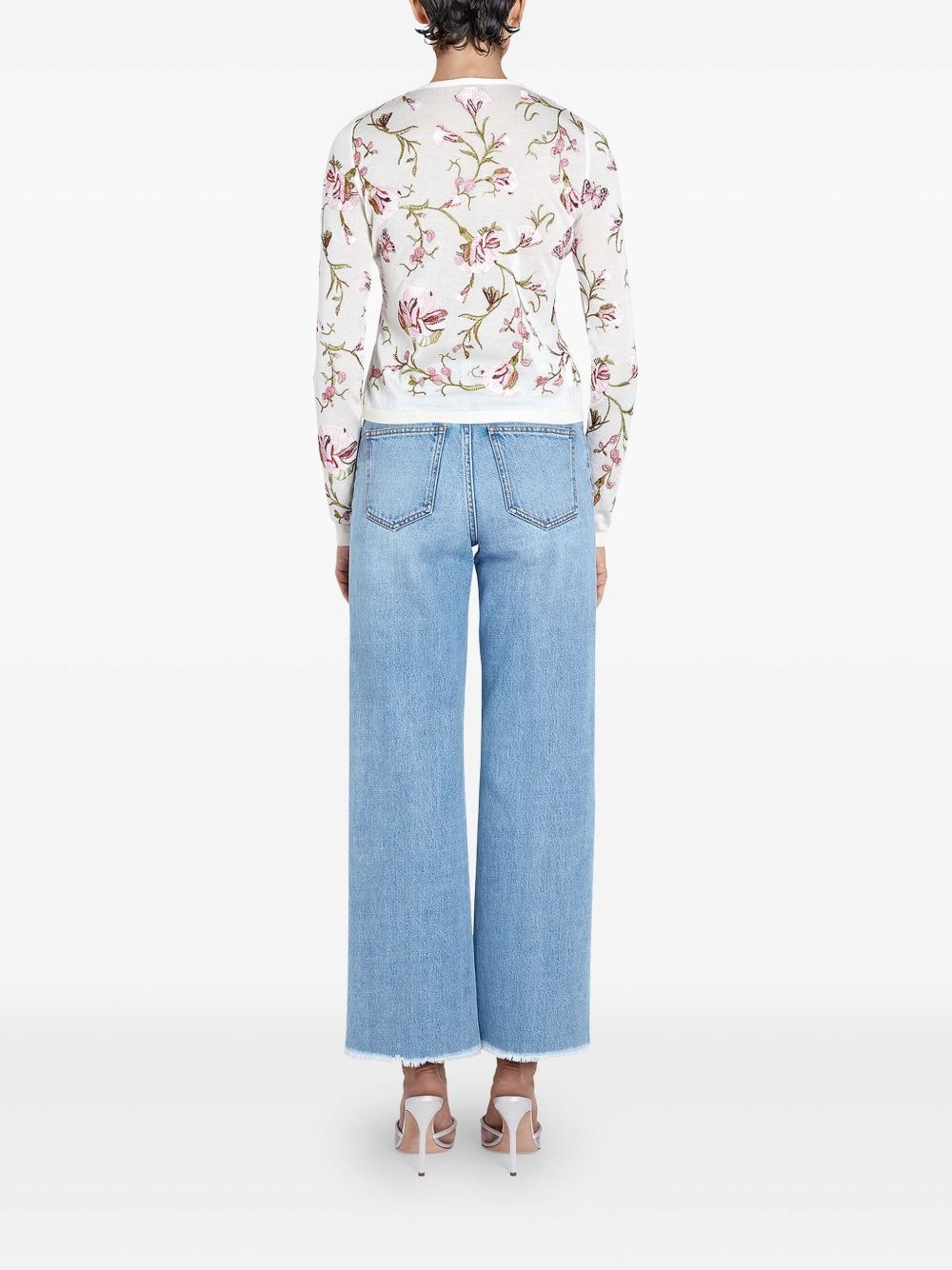 floral-intarsia sweater - 4