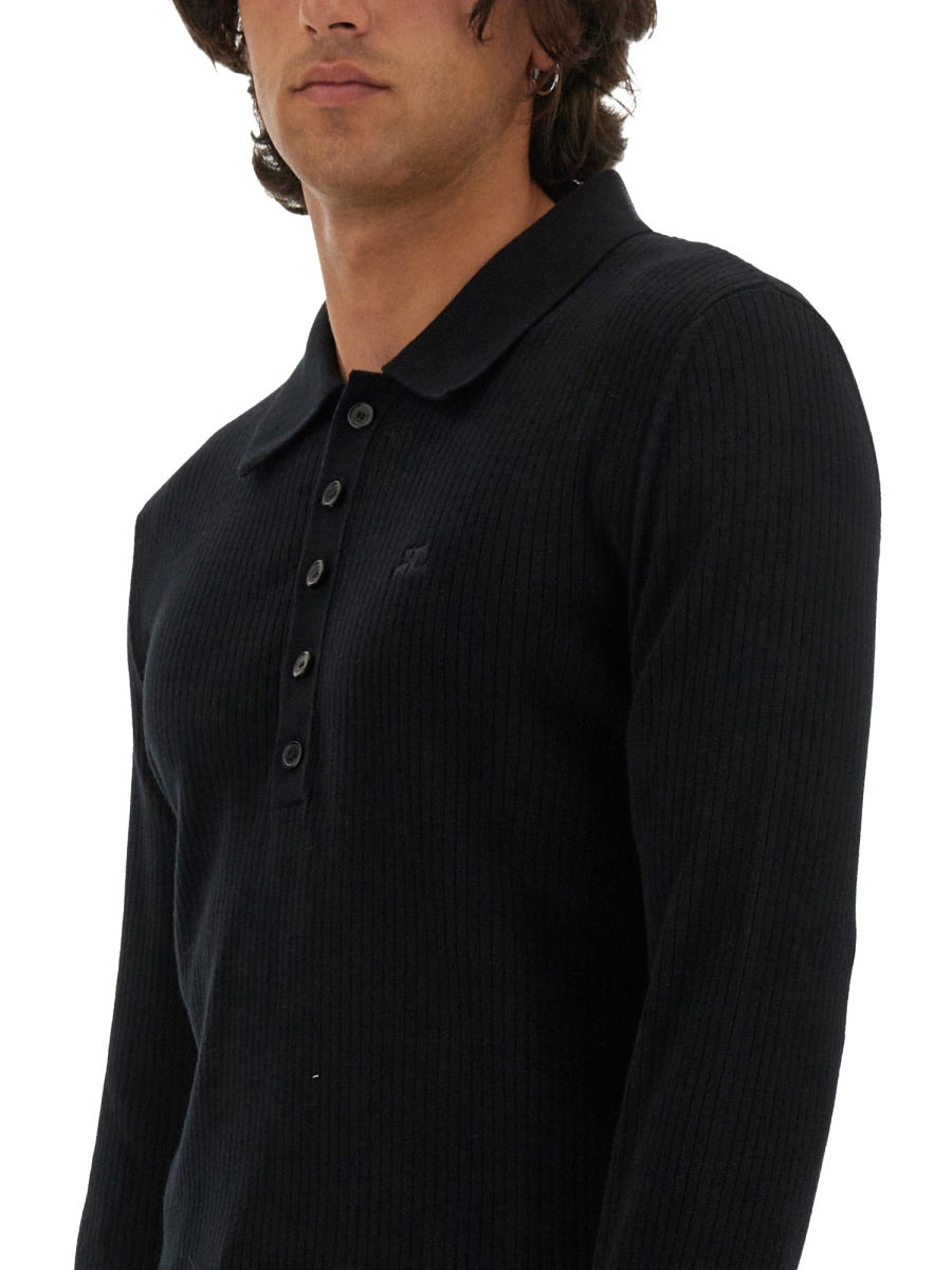 Courreges Men Polo With Logo - 4