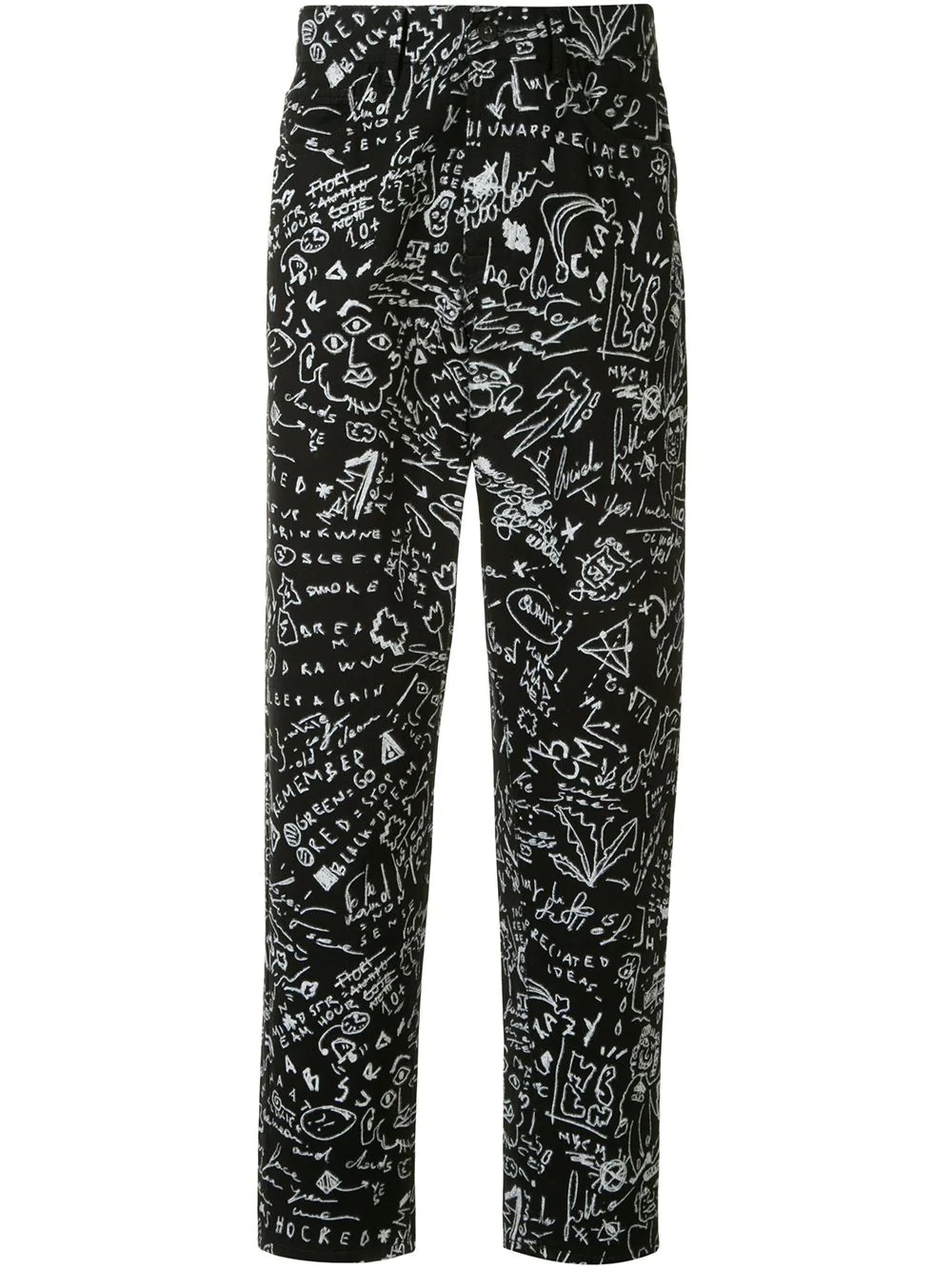 sketches print slim-fit jeans - 1