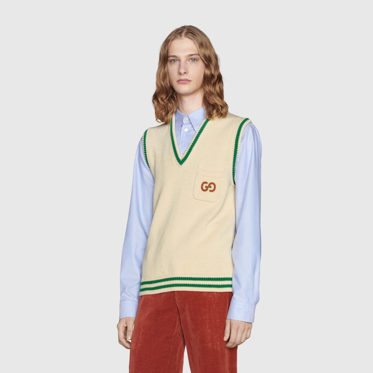 Gucci Pineapple cotton vest - 4