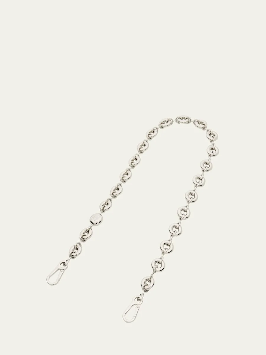 Donut Chain Shoulder Strap in Stainless Steel - 1