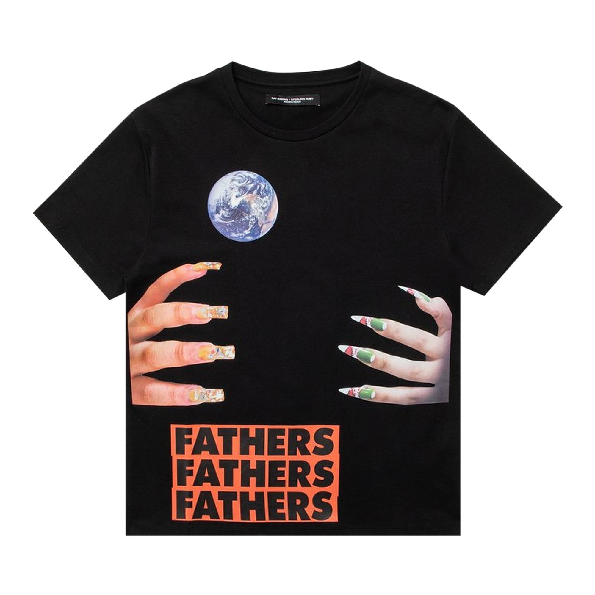 Raf Simons Redux Slim Fit Short Sleeved T-Shirt With Graphic Nails 'Black' - 1