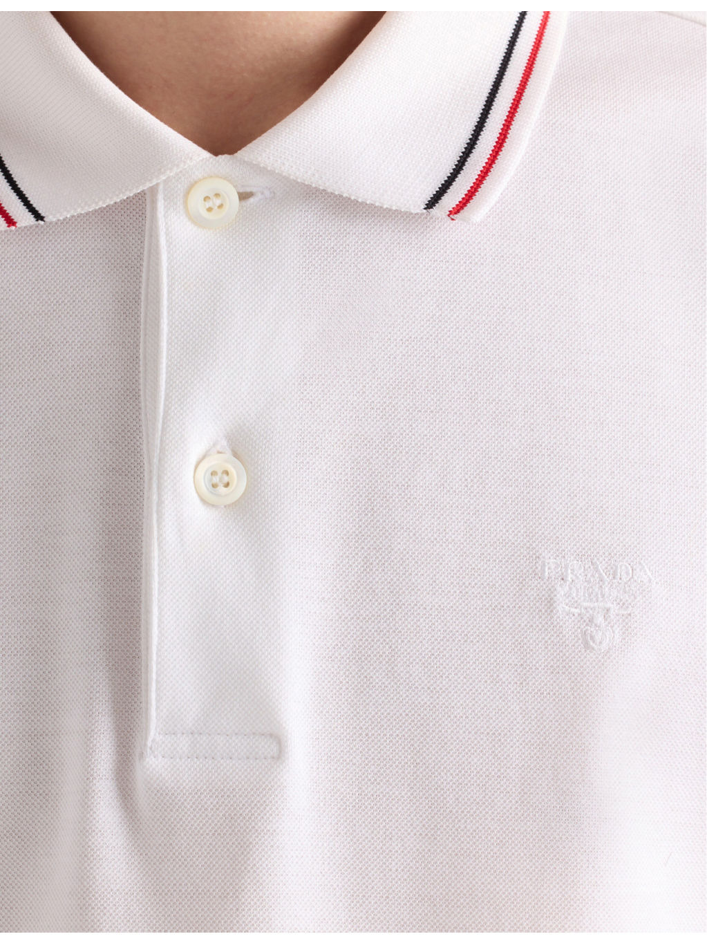 Short-sleeve stripe-trim pique polo shirt - 5