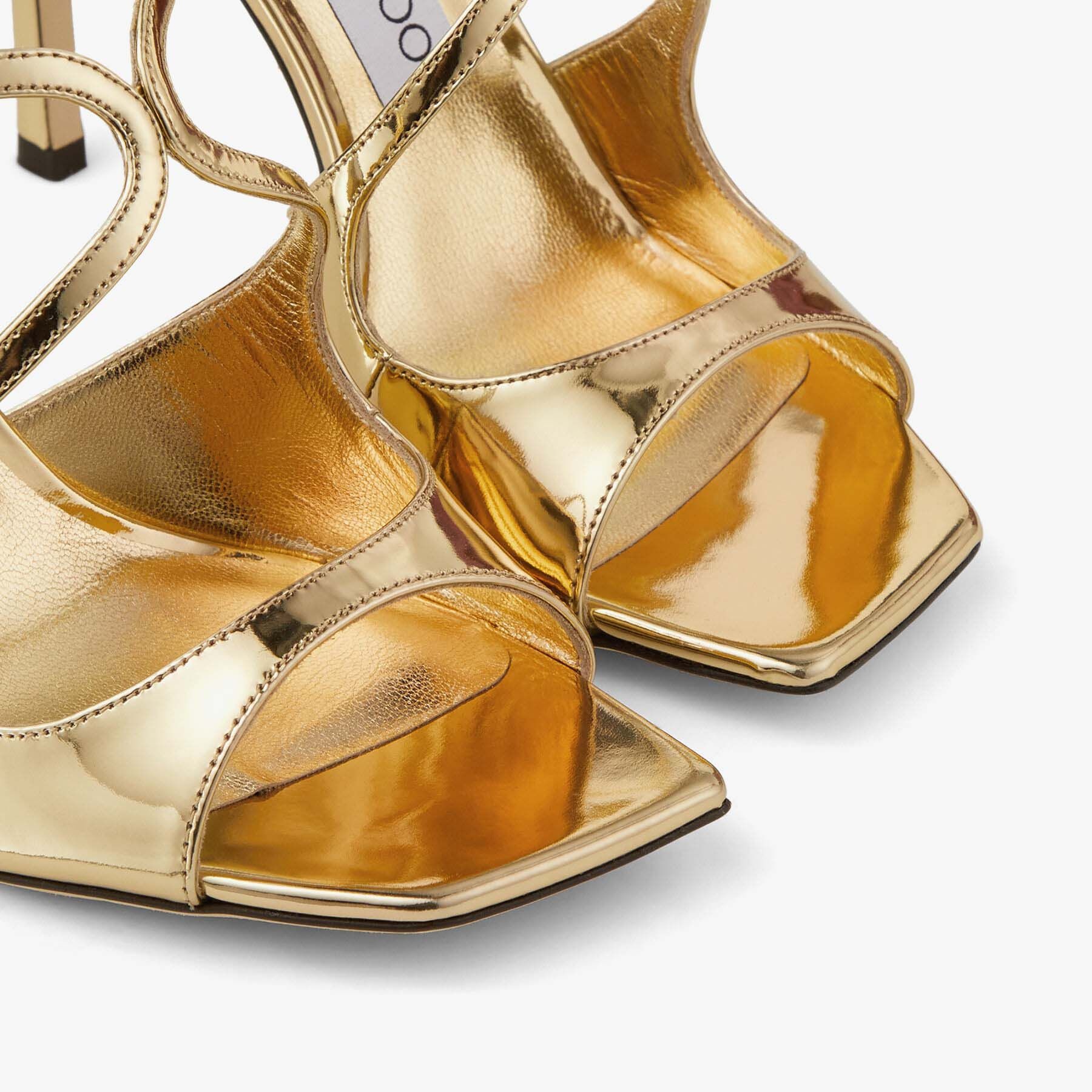 Anise 95
Gold Liquid Metal Leather Mules - 4