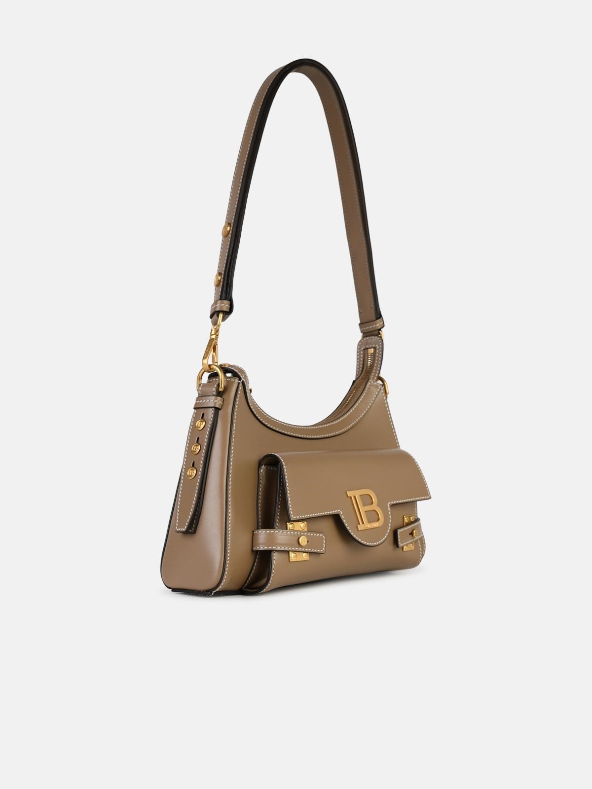 'HOBO B-BUZZ' BEIGE LEATHER BAG - 2