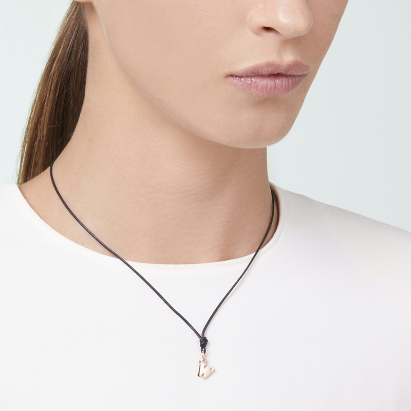DoDo ROSE GOLD LETTER W CHARM outlook