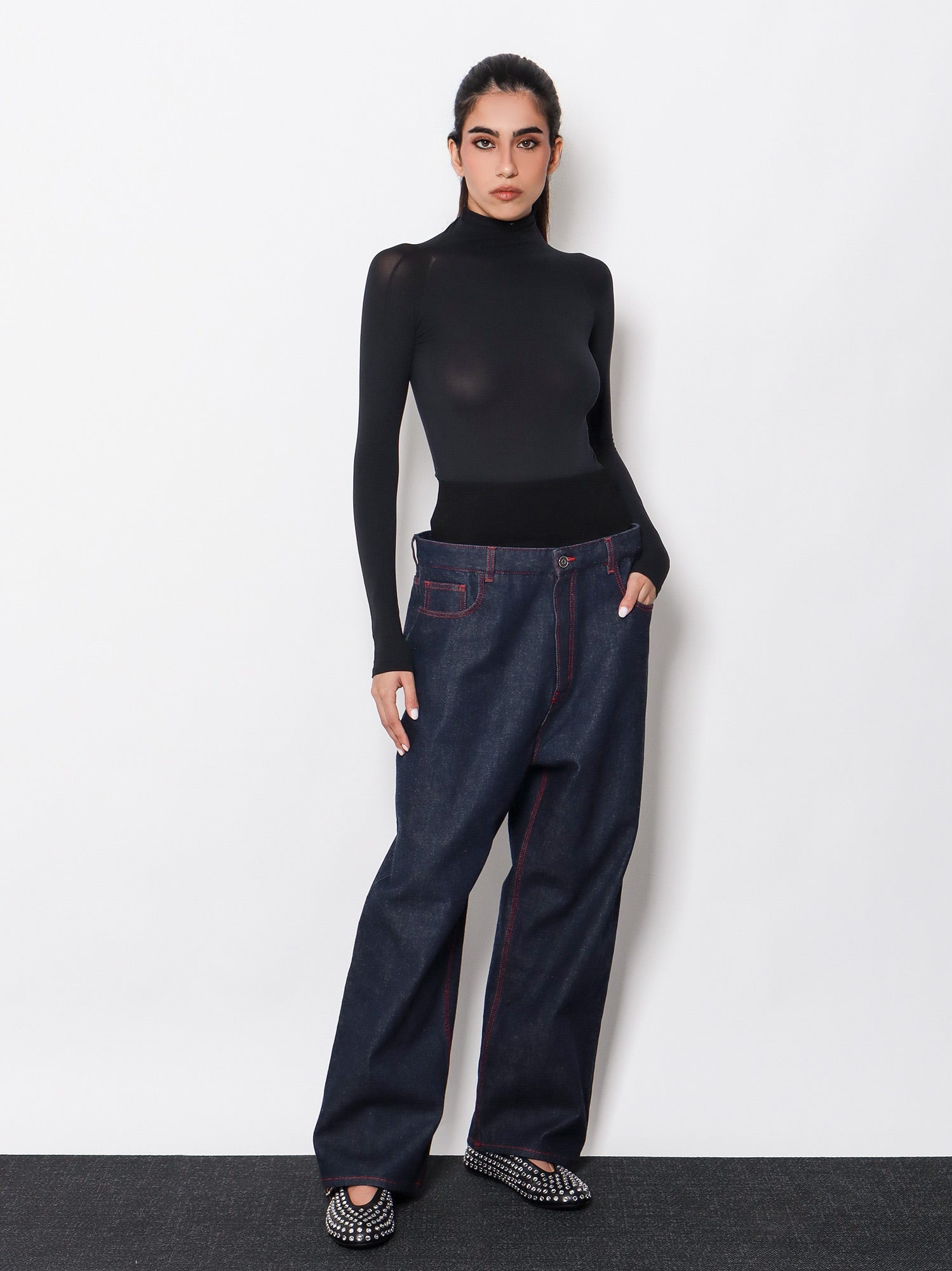 Alaïa Alaia Women Alaia Black Top | luosophy | REVERSIBLE