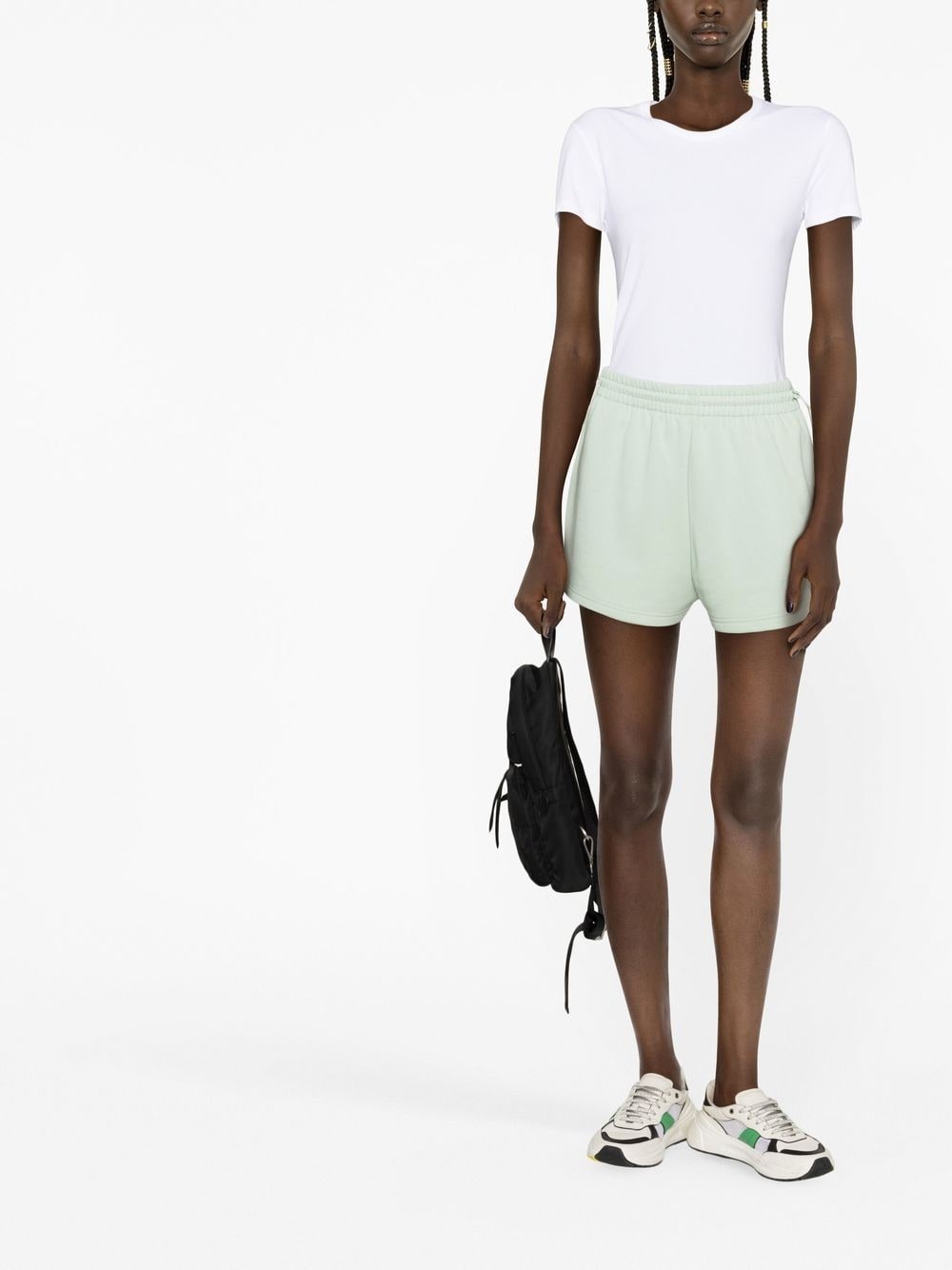logo-print shorts - 2