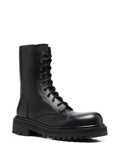 VETEMENTS ankle lace-up boots outlook