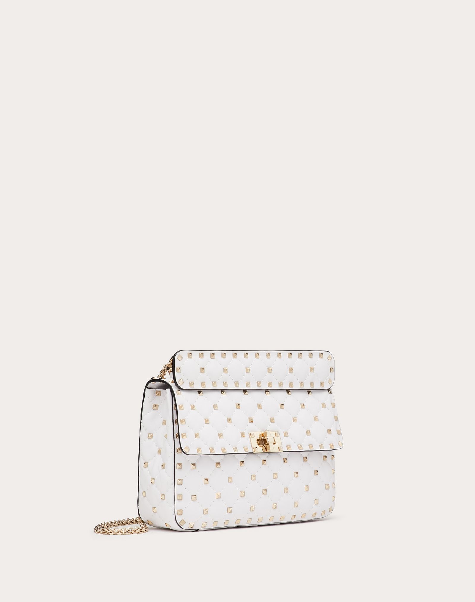 Medium Rockstud Spike Nappa Leather Bag - 2