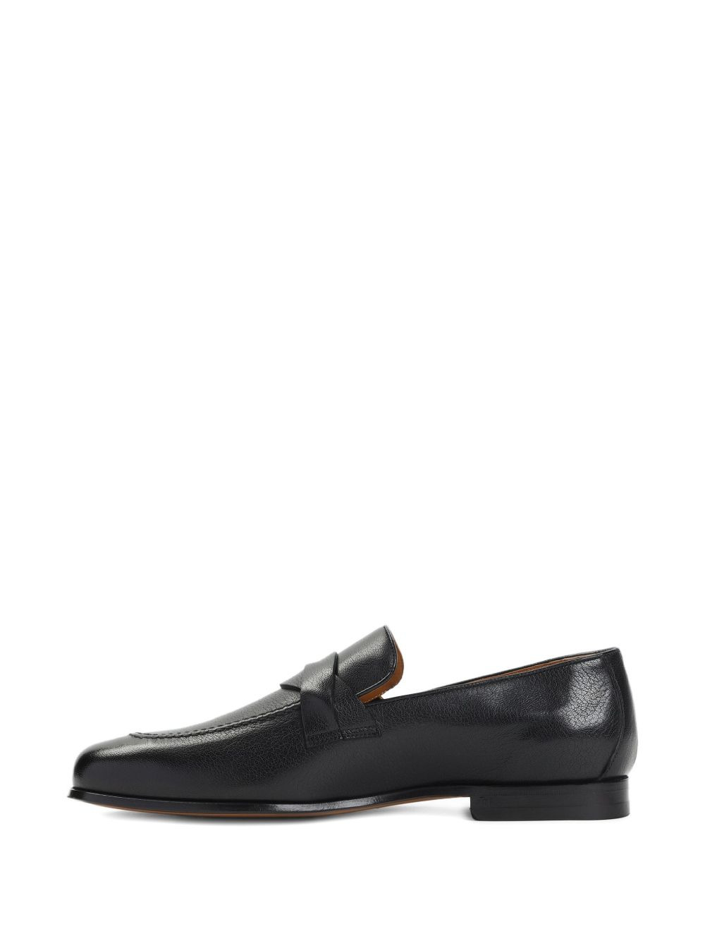 buckle-detail leather loafers - 4