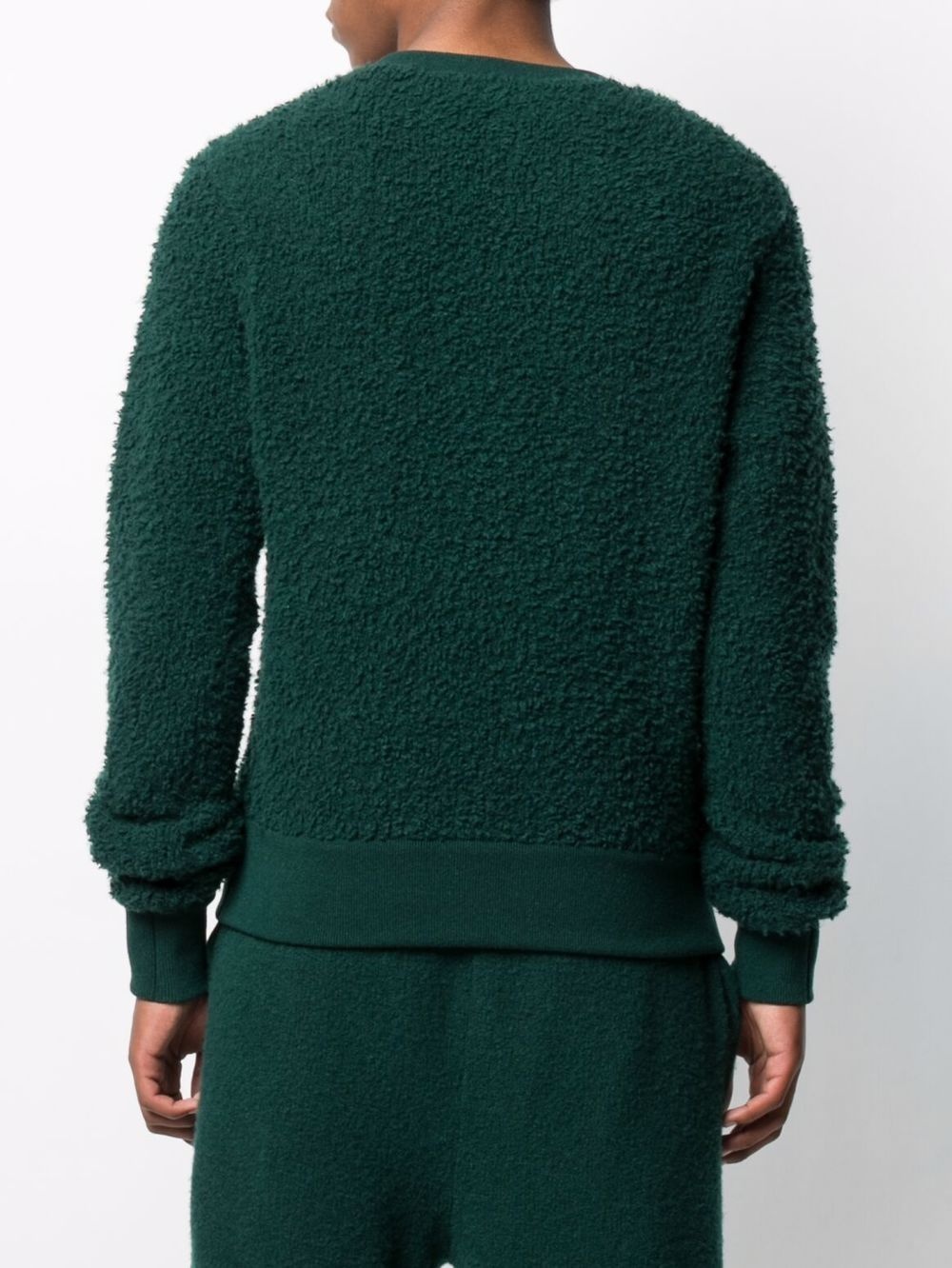 embroidered textured jumper - 5