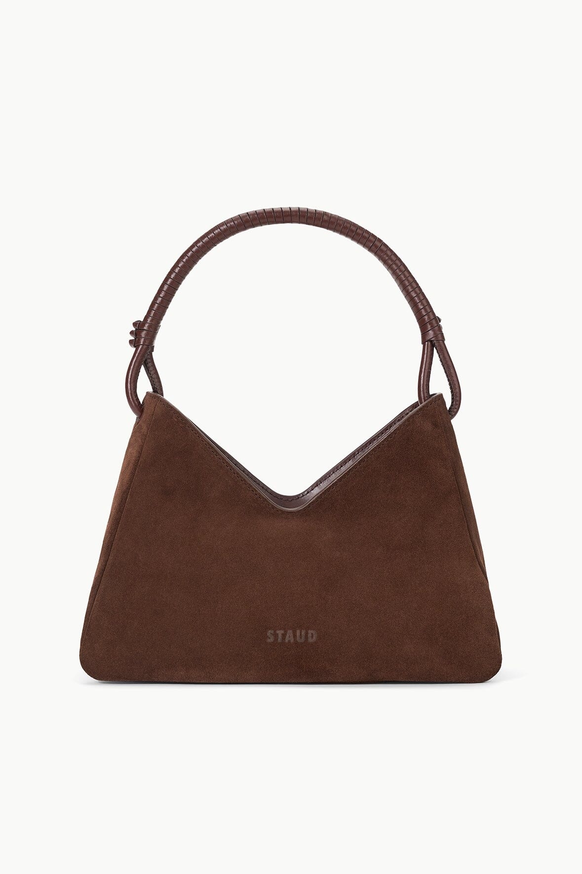 STAUD VALERIE SHOULDER BAG MAHOGANY - 3