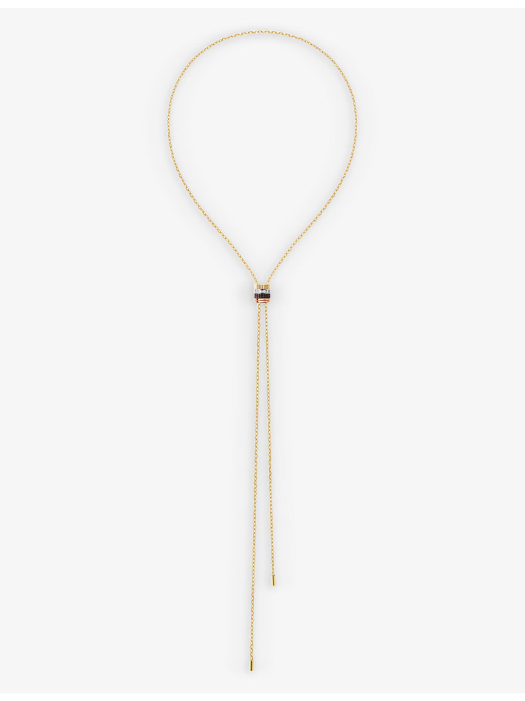 Quatre Classique 18ct yellow, white and rose gold and diamond necklace - 1