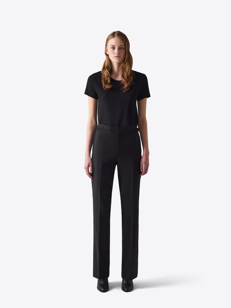 TROUSER 78  BLACK TUX WOOL - 2