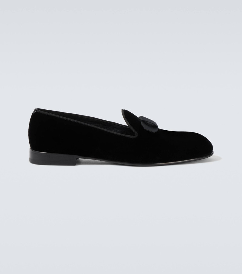 Velvet loafers - 1