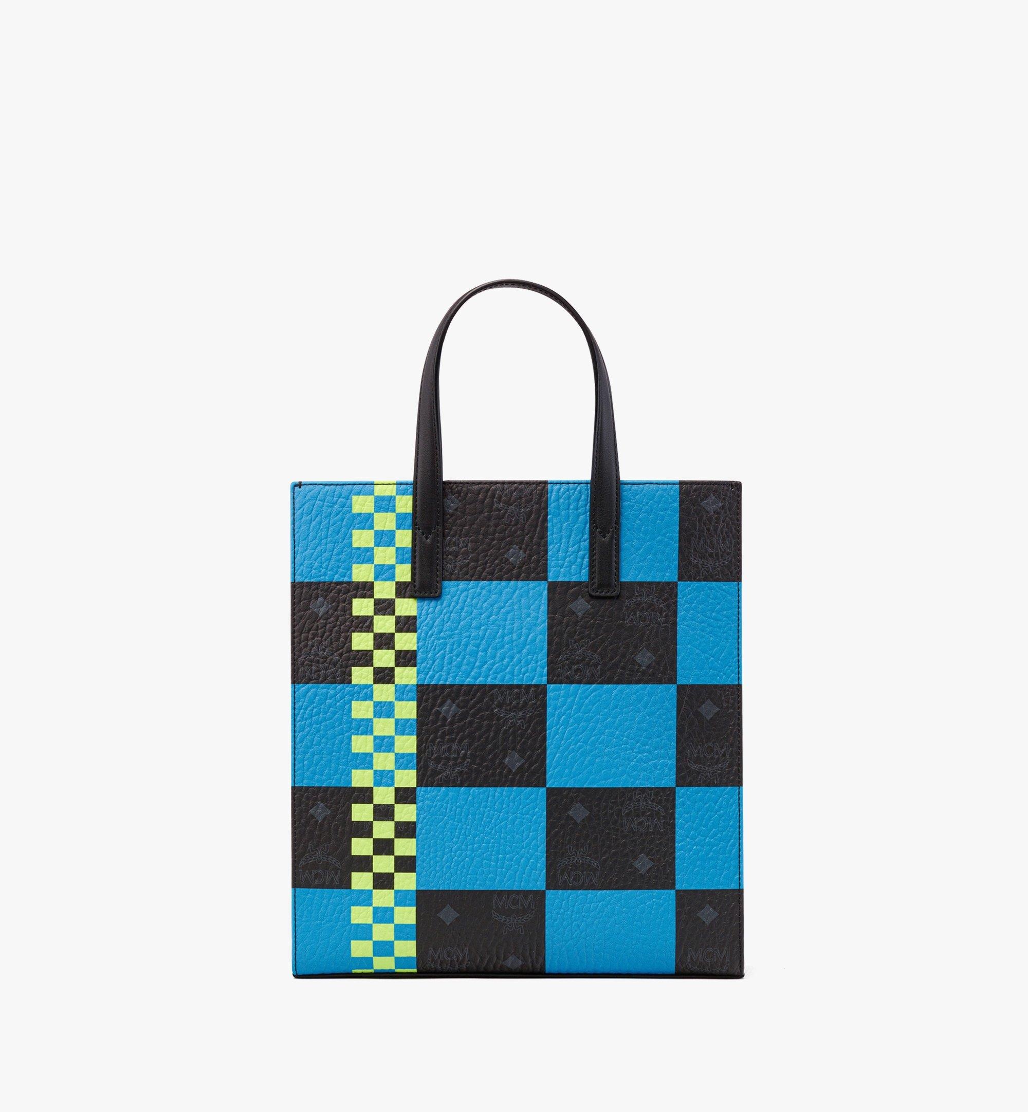 MCM Tech Tote in Checkerboard Visetos - 5