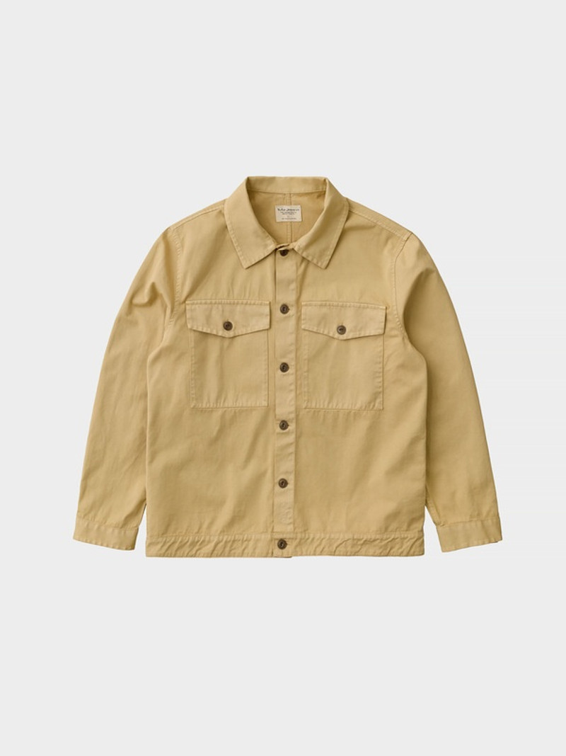 Colin Utility Overshirt Oat 1
