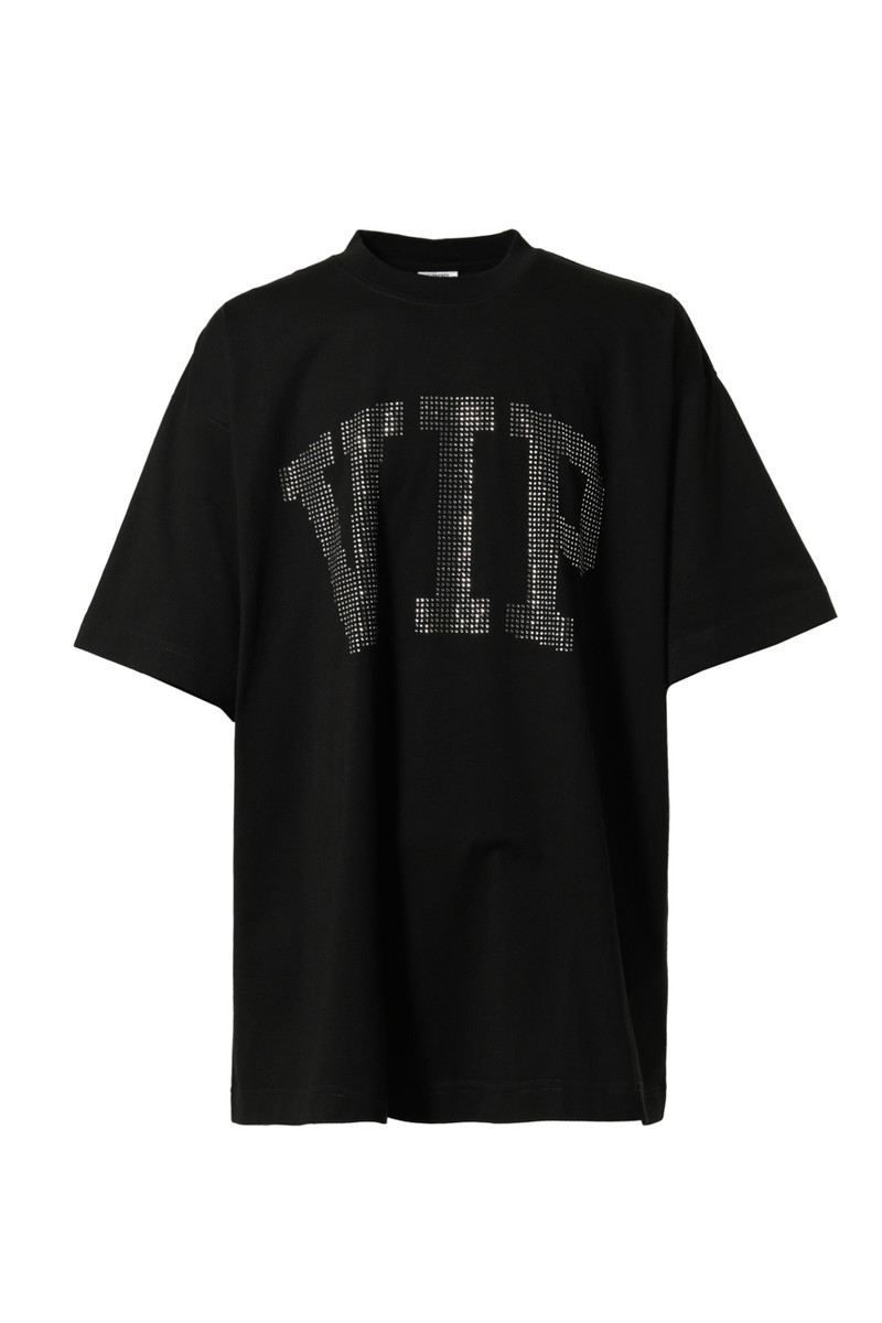 VIP CRYSTAL LOGO T-SHIRT / BLK 1