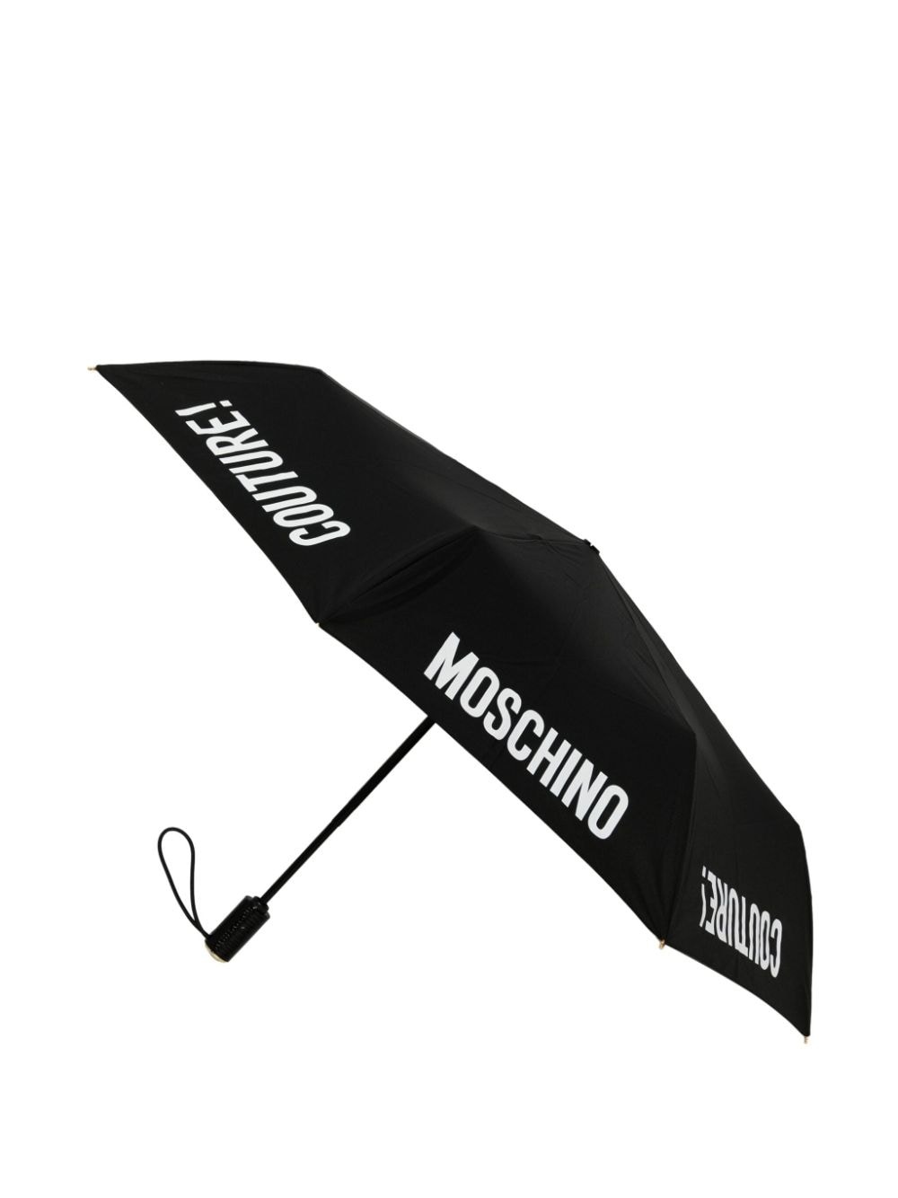 logo lettering-print foldable umbrellla - 3