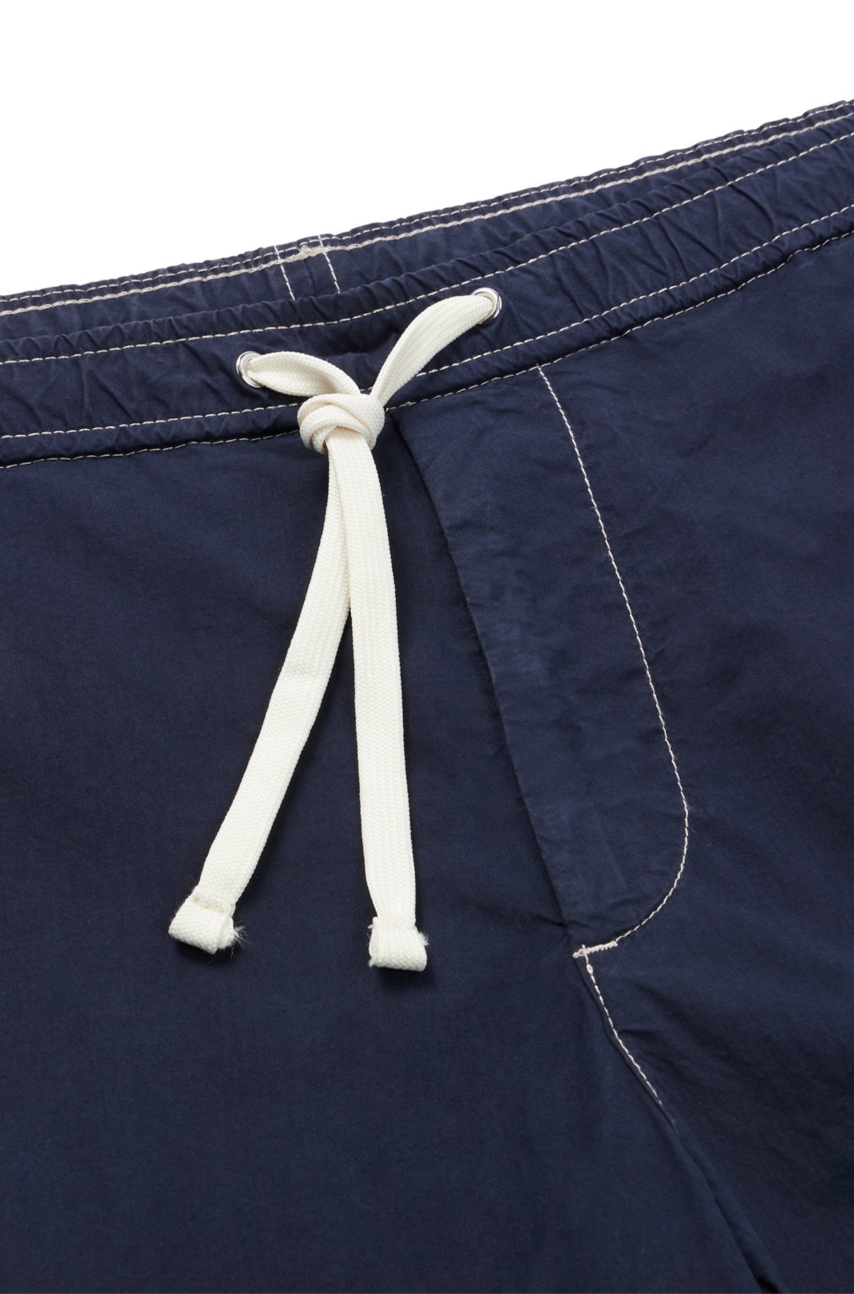 REGULAR-FIT SHORTS IN PAPER-TOUCH STRETCH COTTON - 6