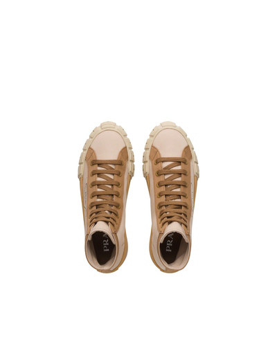 Prada Gabardine high-top sneakers outlook