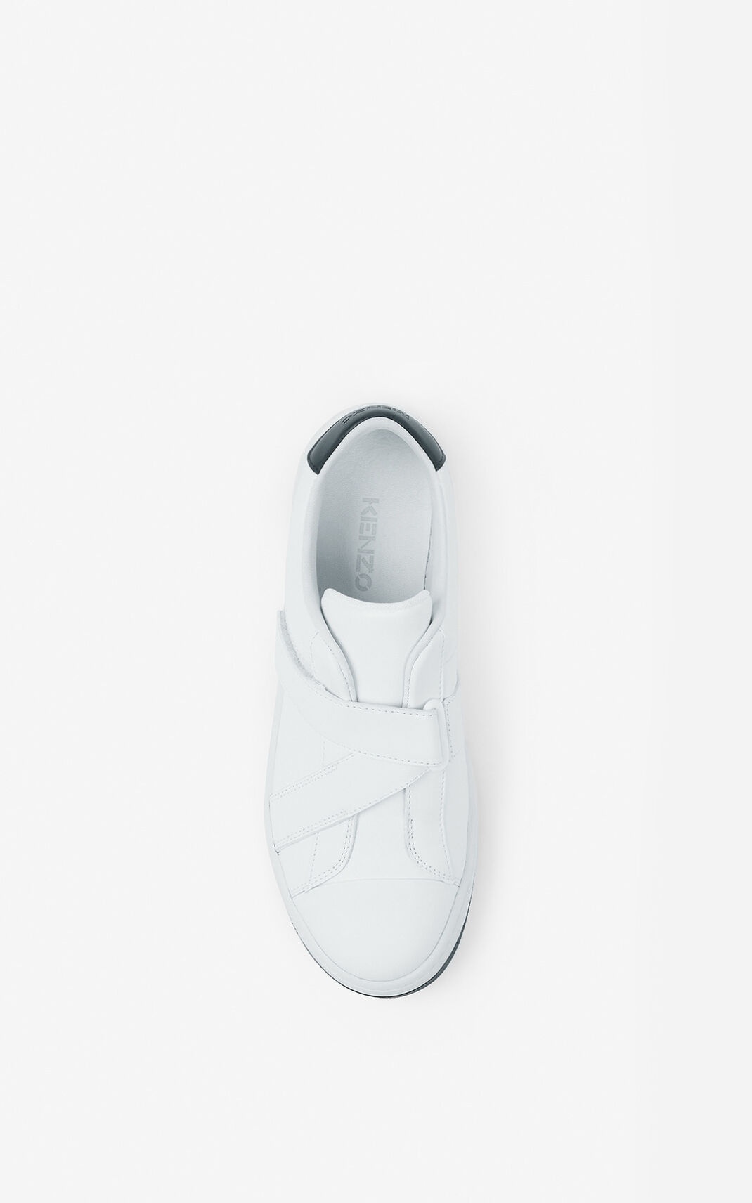 KENZO Kourt leather sneakers - 4