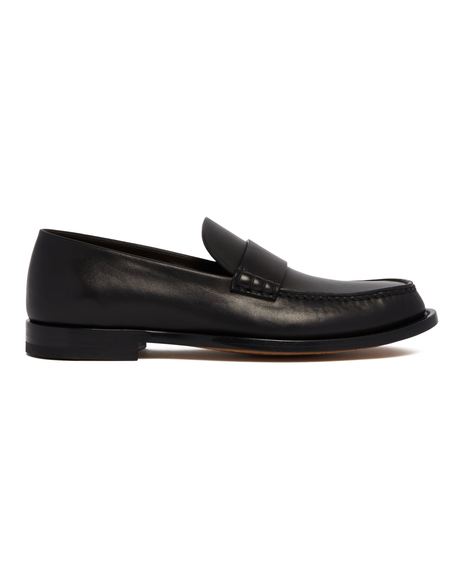 Black Novus Leather Loafers - 2