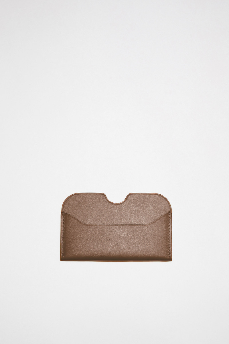 Acne Studios Card Holder - Camel brown outlook