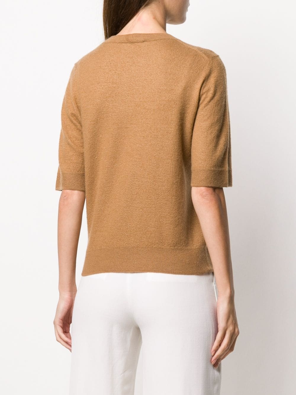 knitted cashmere t-shirt - 4