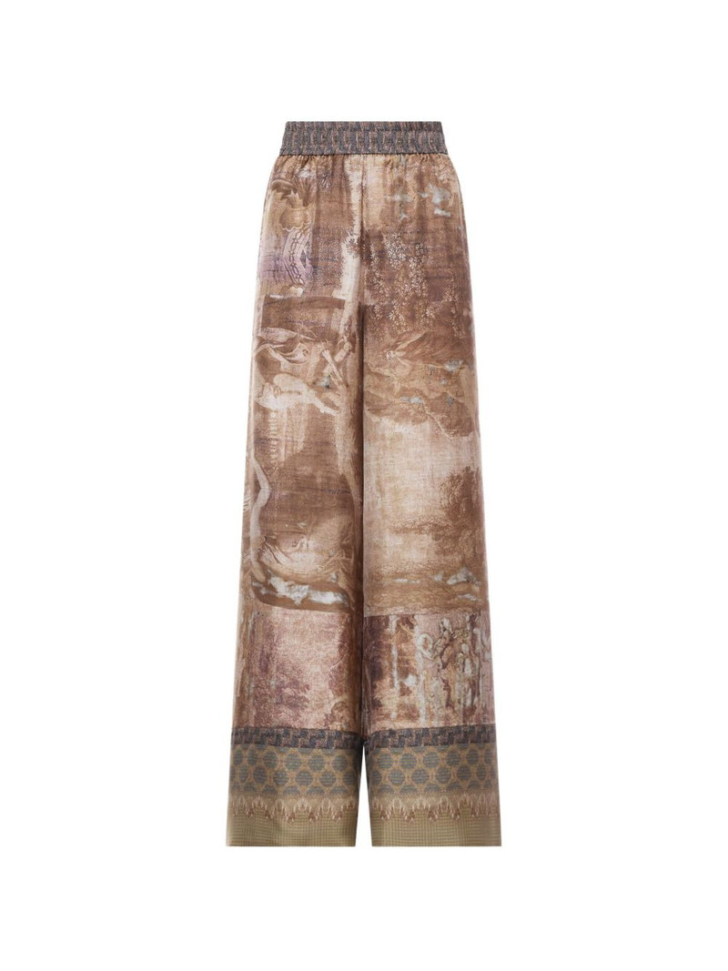 Aloe tapestry-inspired palazzo trousers 1