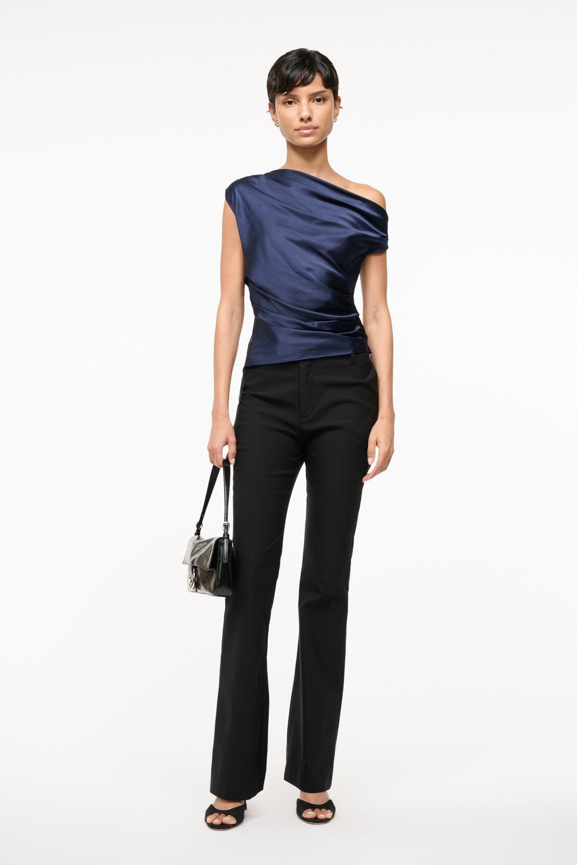 STAUD PHARE SILK TOP NAVY - 2