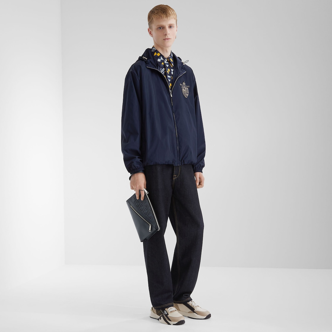Fendi Diagonal Flat Pouch - 6