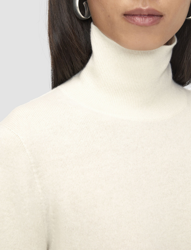 Light Pure Cashmere High Neck Jumper 5