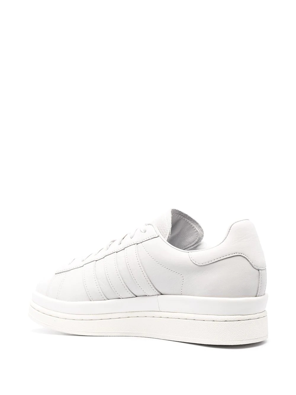 tonal leather trainers - 3