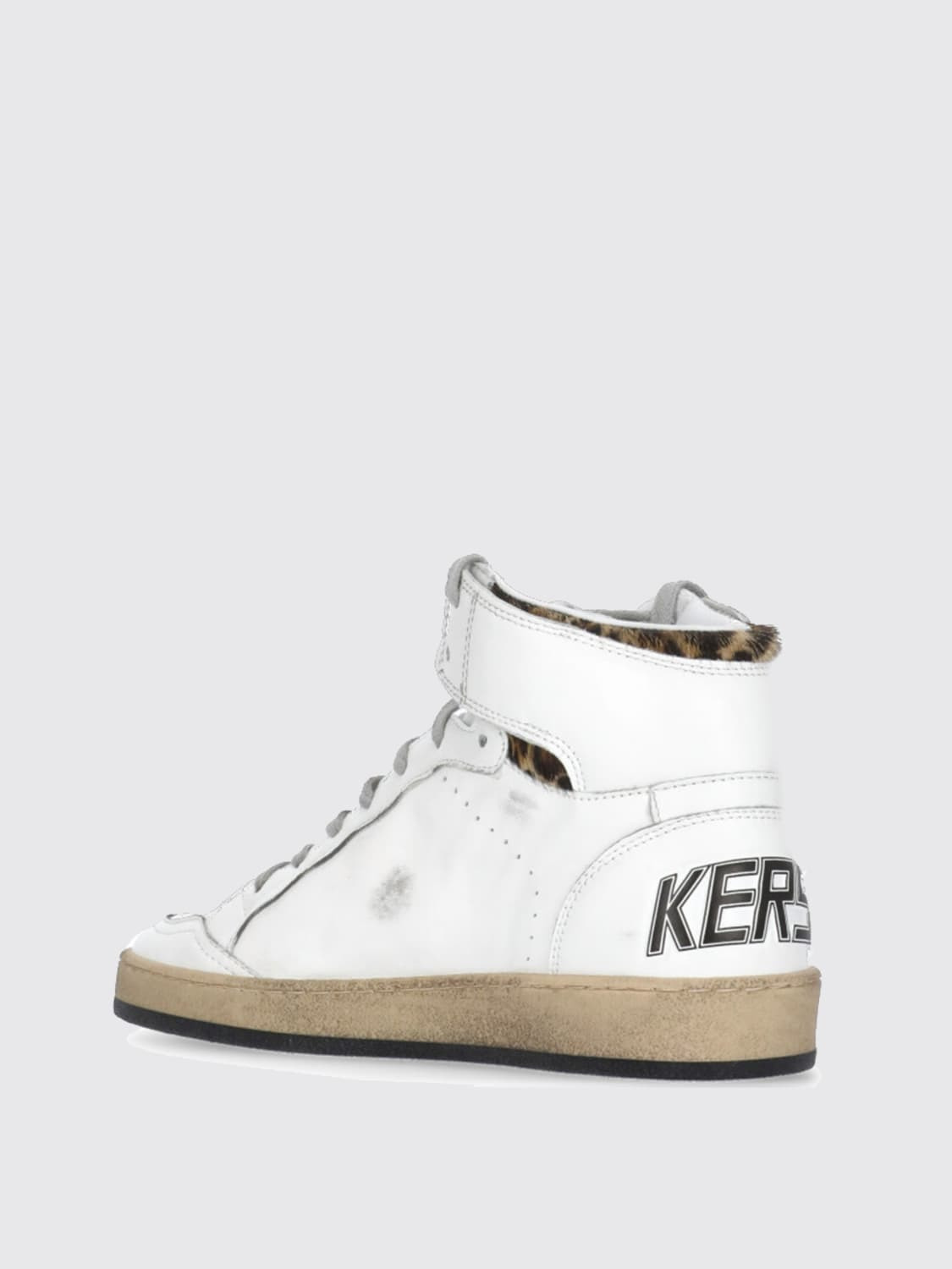 Sky-Star Golden Goose sneakers in worn leather - 4