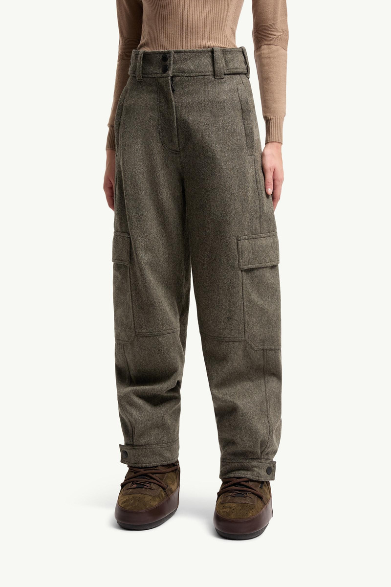 Wool Gabardine Cargo Pants 4