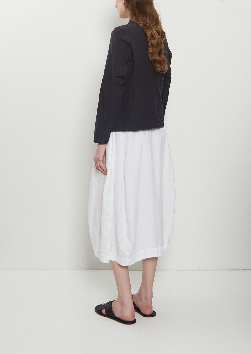 Bergfabel Caryl Cotton Linen Jacket — Black outlook