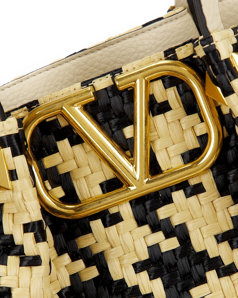 V Logo Signature Medium Tote Bag - 8