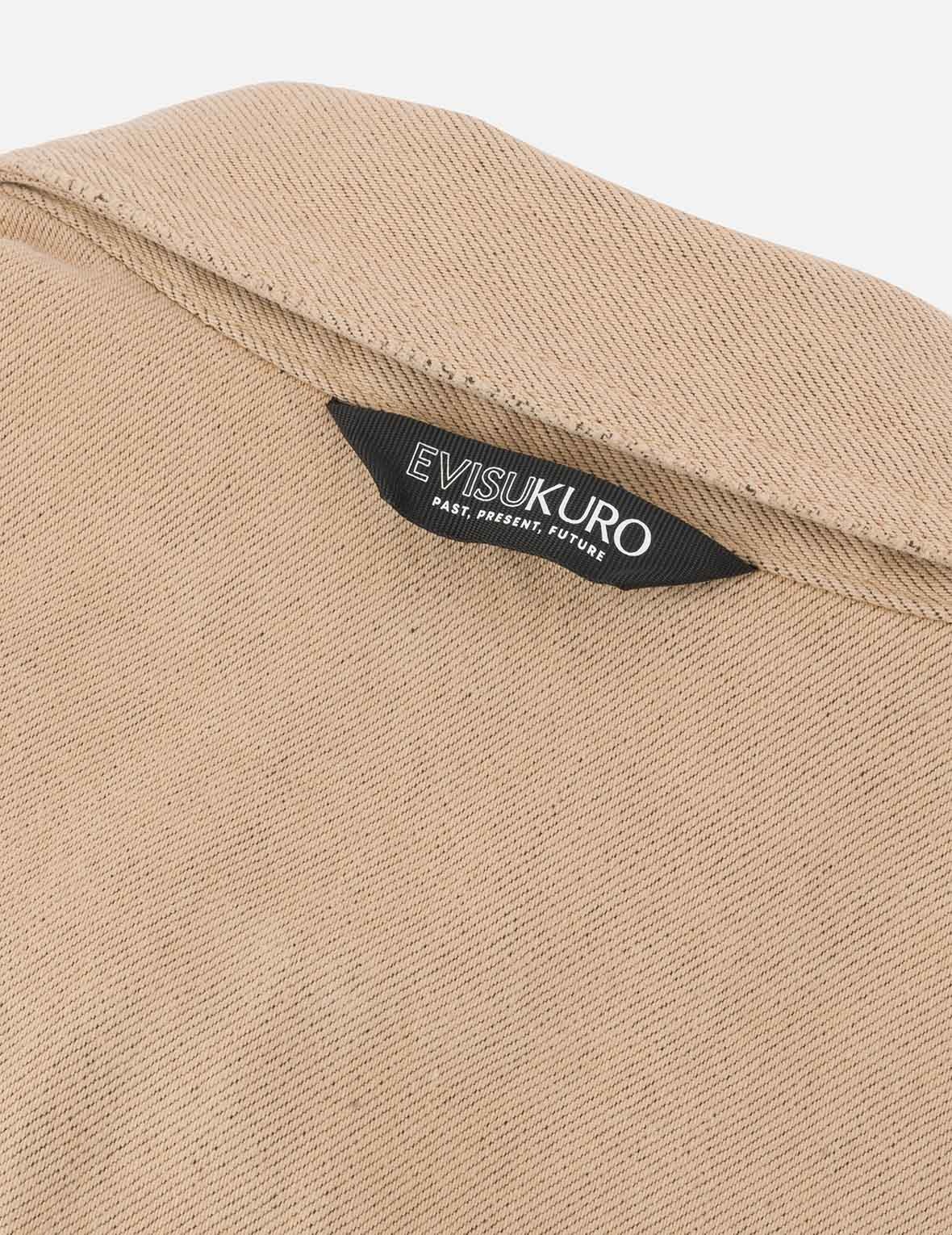 Two Tone Distressed Relax Fit Trucker Jacket - 9