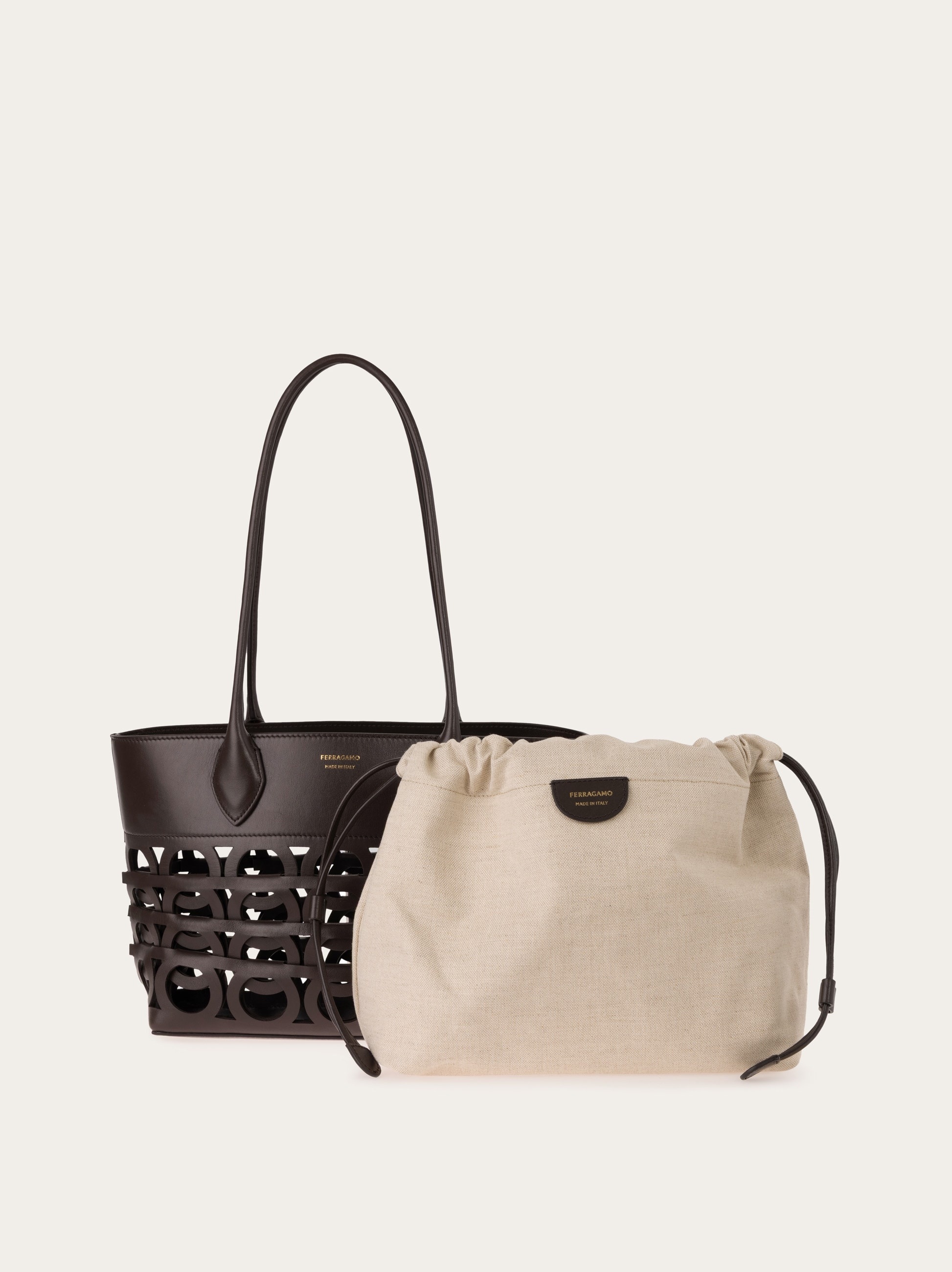 Gancini tote bag (S) - 6