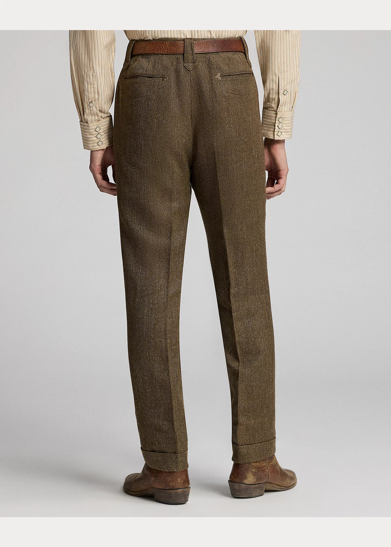 Slim Fit Linen-Wool Western Trouser 4