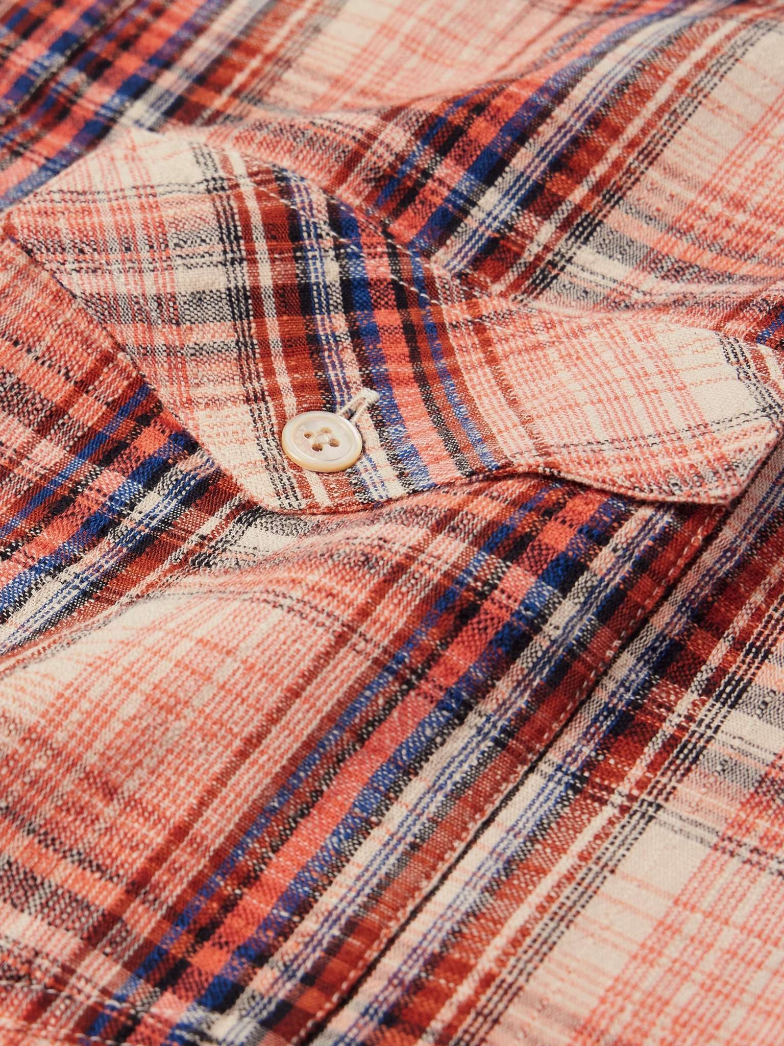 Lydian Checked Cotton and Linen-Blend Shirt - 4
