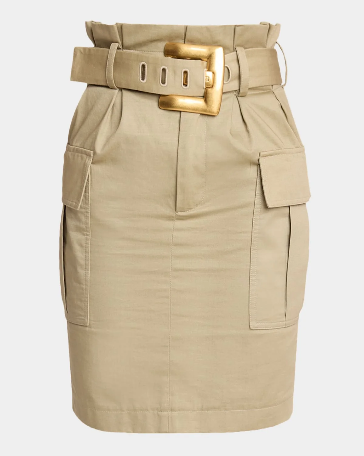 Belted Cargo Pencil Skirt - 1
