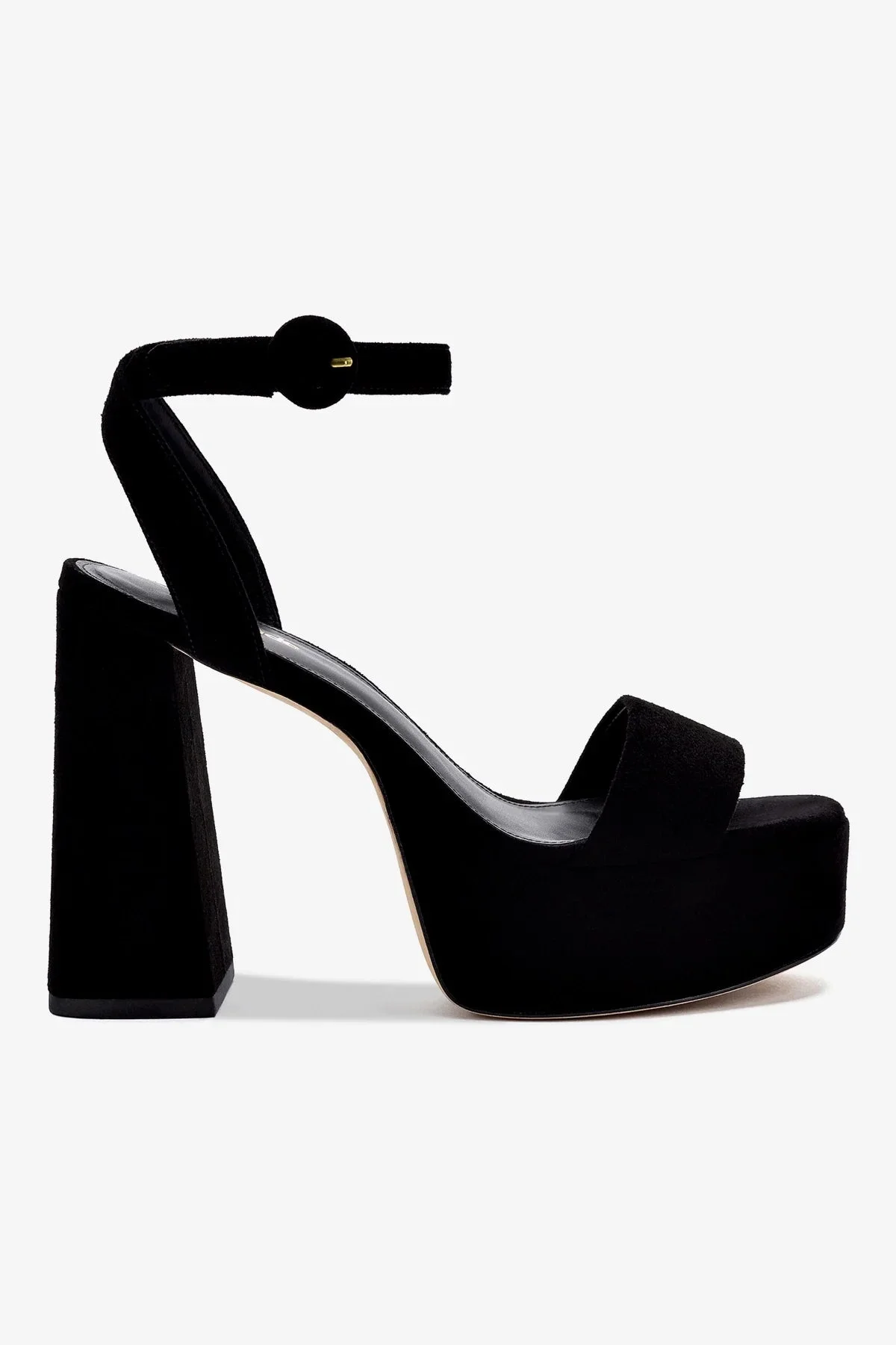 Dolly Sandal In Black Suede - 1